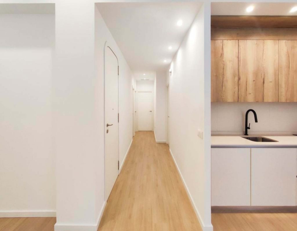 Nueva distribución en vivienda reformada de calle Centelles Valencia