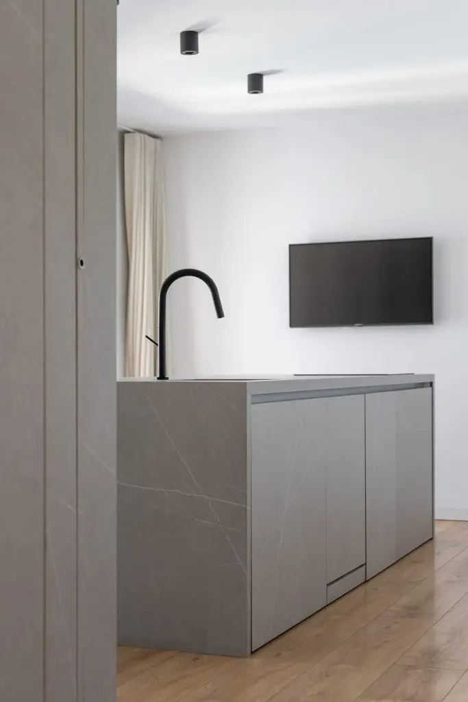 Cocina con isla en vivienda unifamiliar rehabilitada en Córdoba, Casa en Sansueña